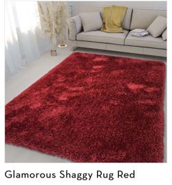 Shaggy Rug *Red*
