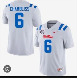 Brand New Oie Miss Chambliss #6 Jersey 