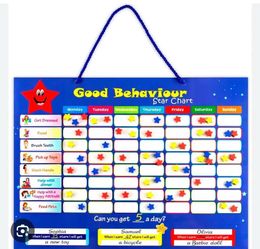 New Good Behavior Star Chart. Ages 3-11