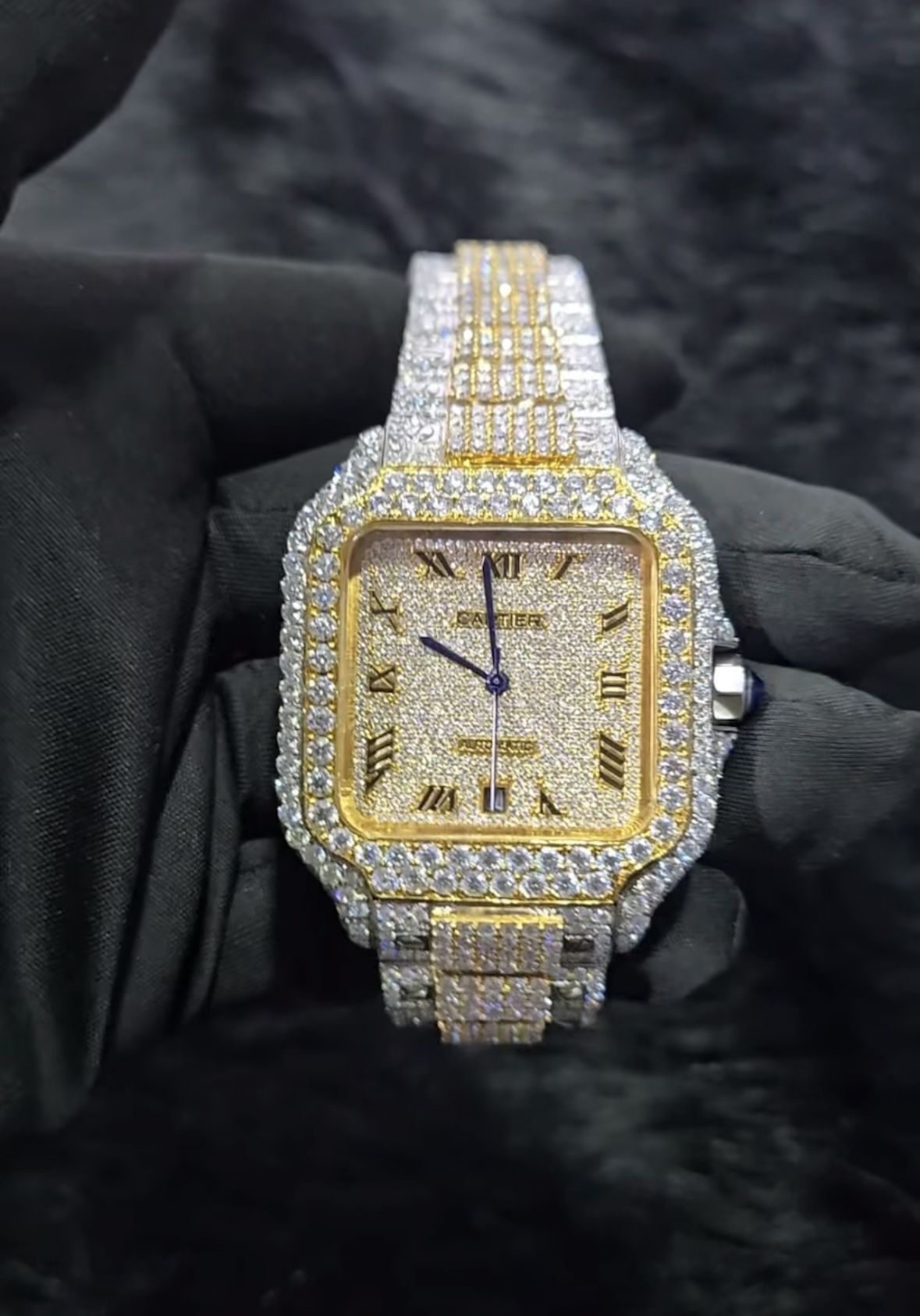Men’s Watches Vvs Moissanite
