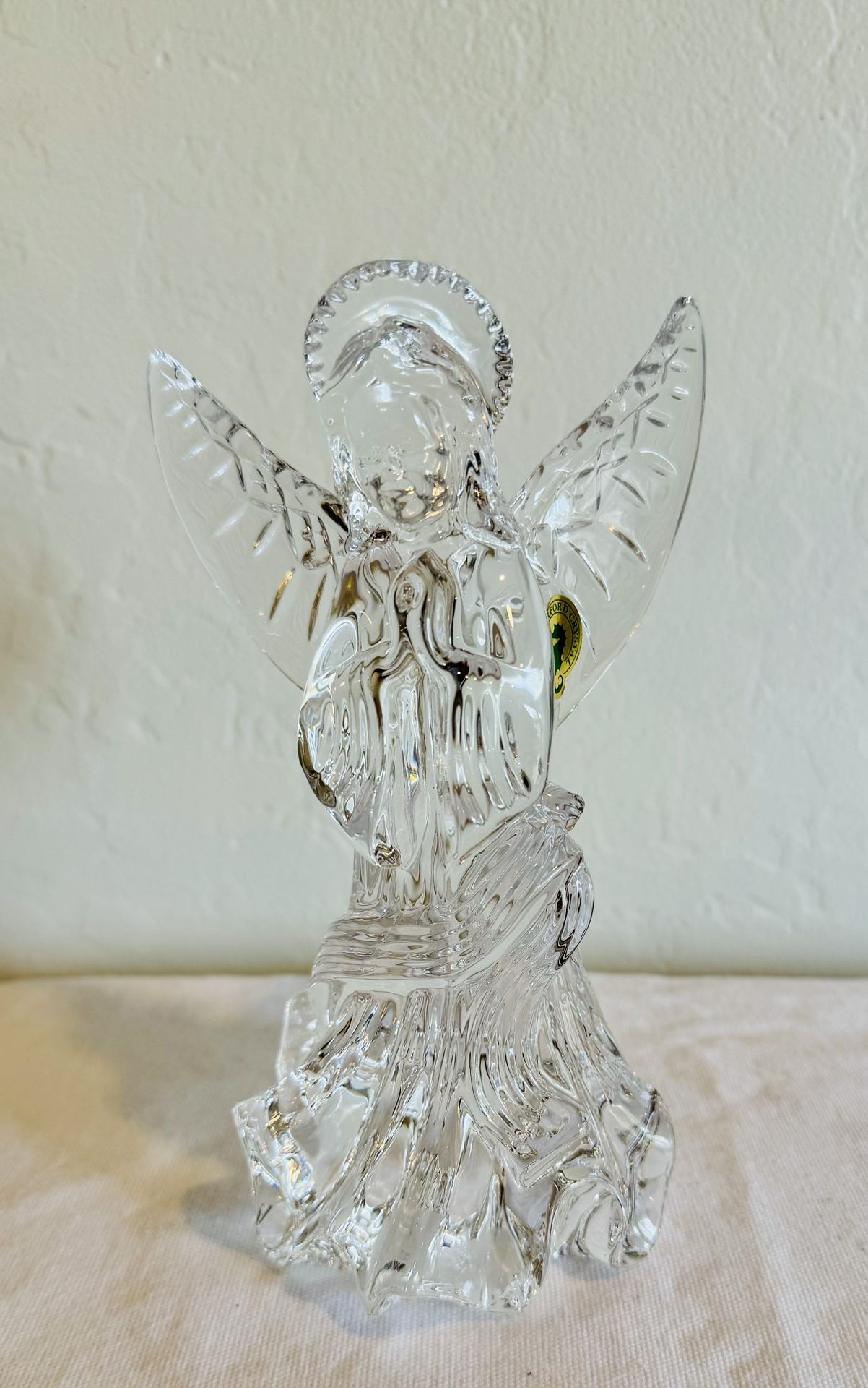 Waterford Crystal Lismore 1st Edition Angel Of Prayer Figurine 7 1/2” New In Box; Waterford Signed