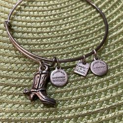Alex And Ani Boot Bracelet 