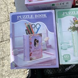 Puzzle Book Hand-Assembled Artistic Book Ornaments