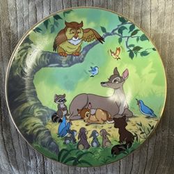 The Disney Collection First Edition Bambi Plates