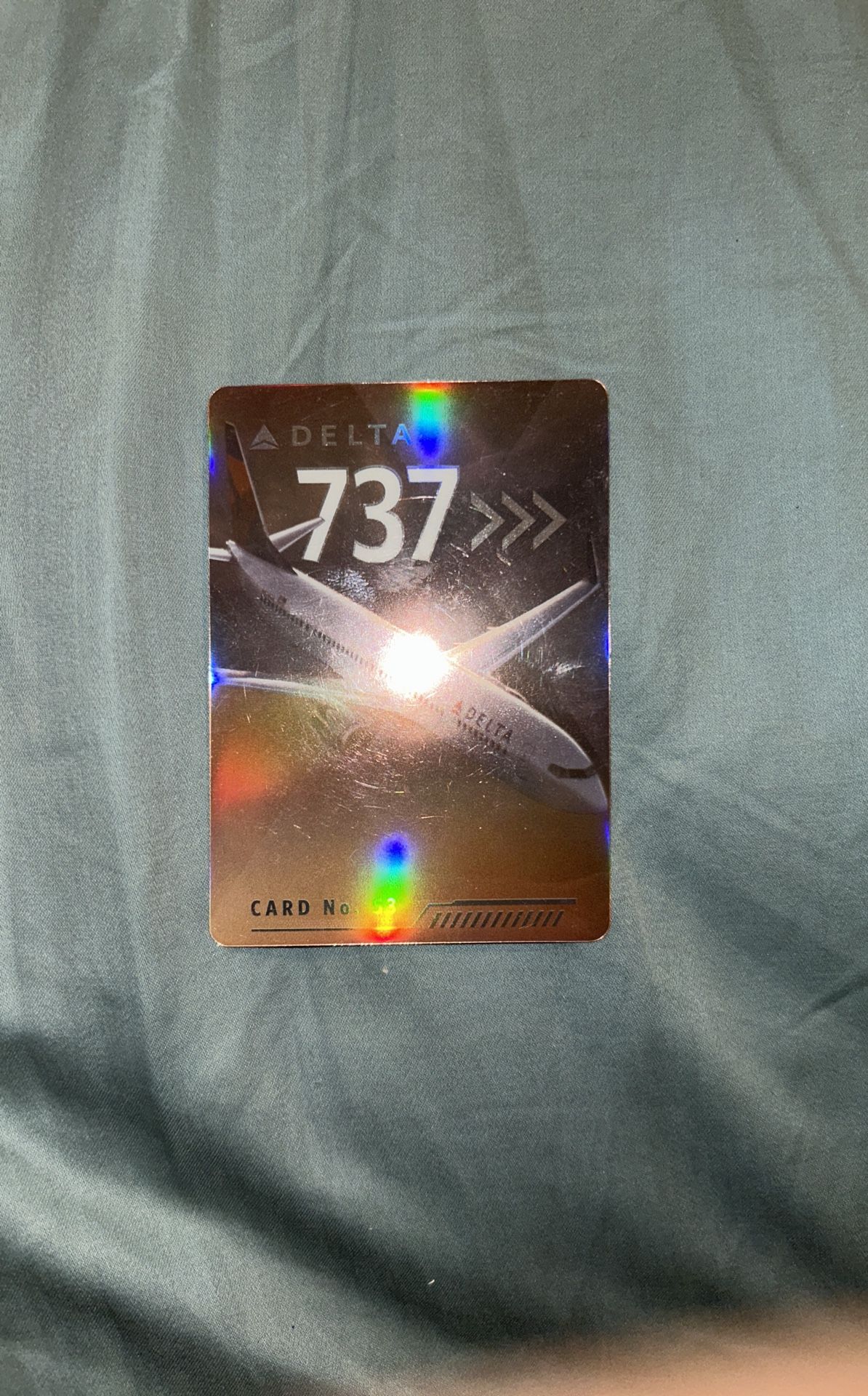 Delta 737 Trading Card