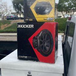 Kicker Car Stereo Speakers And Sub