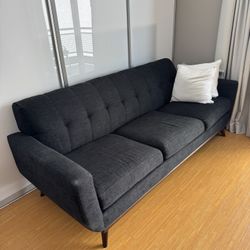 Black Sofa , Large , 3 Seats