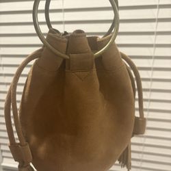Suede/leather Bucket Bag 