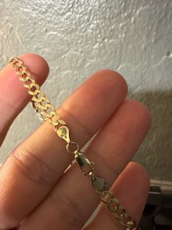 10K Solid Gold Bracelet 7 inch 4.10 grams