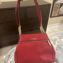 Karl Lagerfield Red Purse