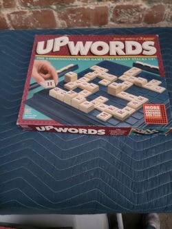 Upwords 3D Word Board Game by Milton Bradley