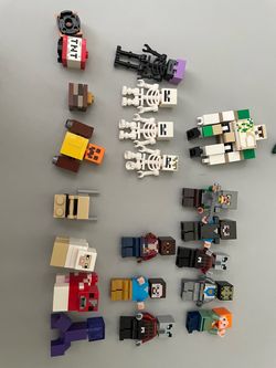 LEGO Minecraft Minifigures Lot
