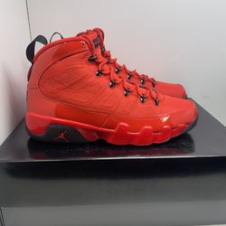 Jordan Retro 9 Chile Red Shoes 197217
