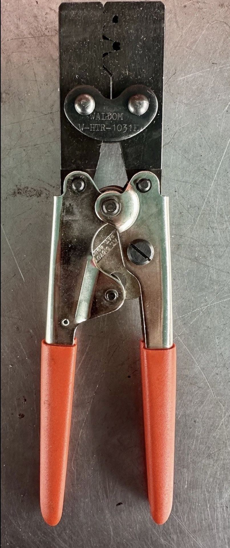 Waldom W-HTR-1031-E Ratchet Hand Crimp Tool - 24-14 Awg Used