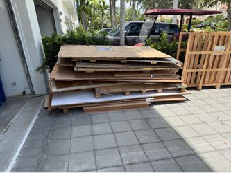 Miscellaneous plywood sheets