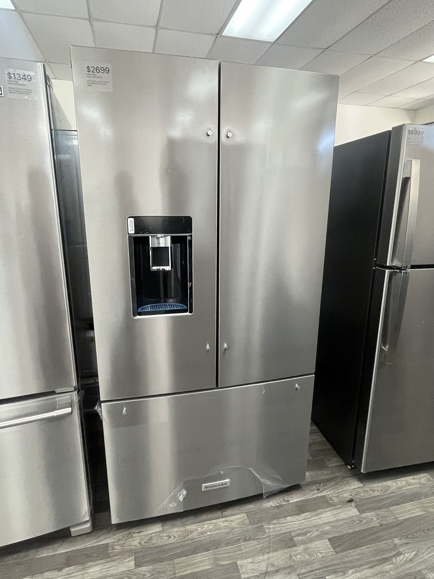 KitchenAid Stainless Steel Counter Depth French Door Refrigerator Was$4899