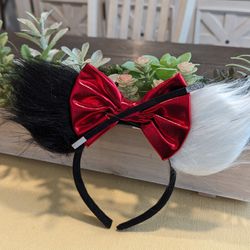 Disney Fluffy Cruella Ears 