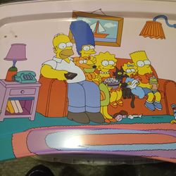 The simpsons dinner tray