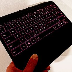 LIKE NEW Surface Pro Keyboard Backlit w Trackpad