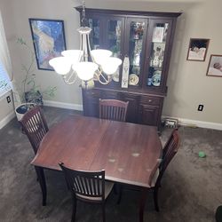 Solid Mahogany Dining Room Set
