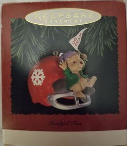 1995 "Faithful Fan" Hallmark Keepsake Ornament