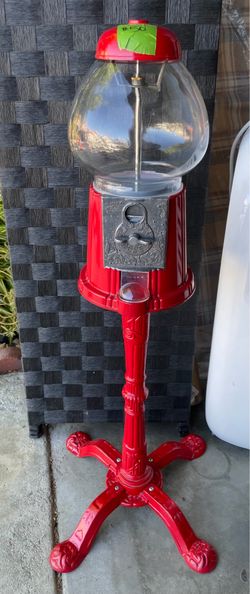 Gum, Candy machine, red
