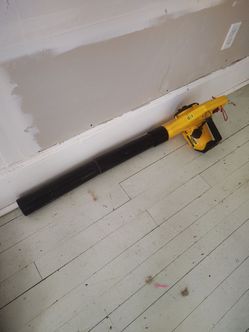 Yellow Cordless Leaf Blower