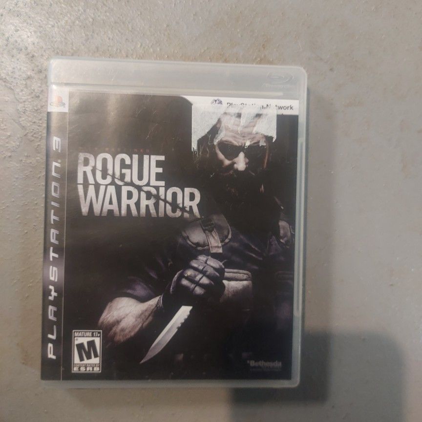 Ps3 Game Rogue Warriors With Box And Manual 10 Dollars Firm