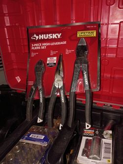 husky 3 piece high-leverage pilers set