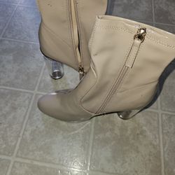 Cream Women Boots