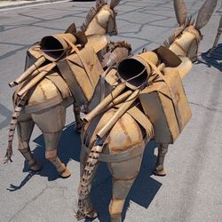 New Metal Animal Statues .. 6 Prices Listed 
