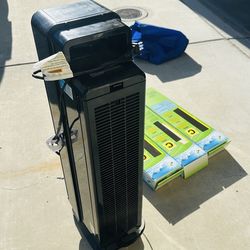 Air purifier with extra filters