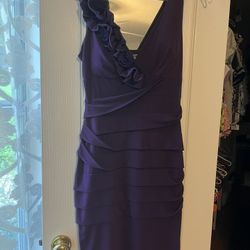 Purple Body on Dress Size 6