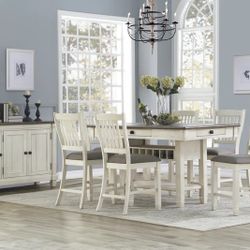 Granby  Counter Height Table & 6 Chairs - Same Day Delivery 