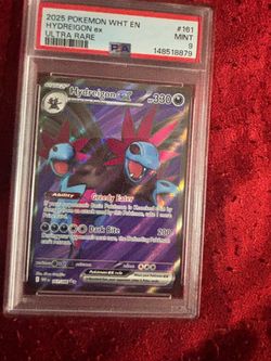 🔥 2025 Pokémon White Flare Hydreigon ex PSA 9 🔥