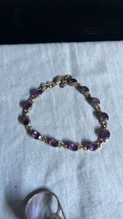 Amethyst bracelet
