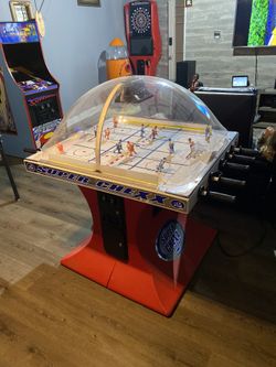 Home Use Only Super Chexx Bubble Hockey Arcade Machine 