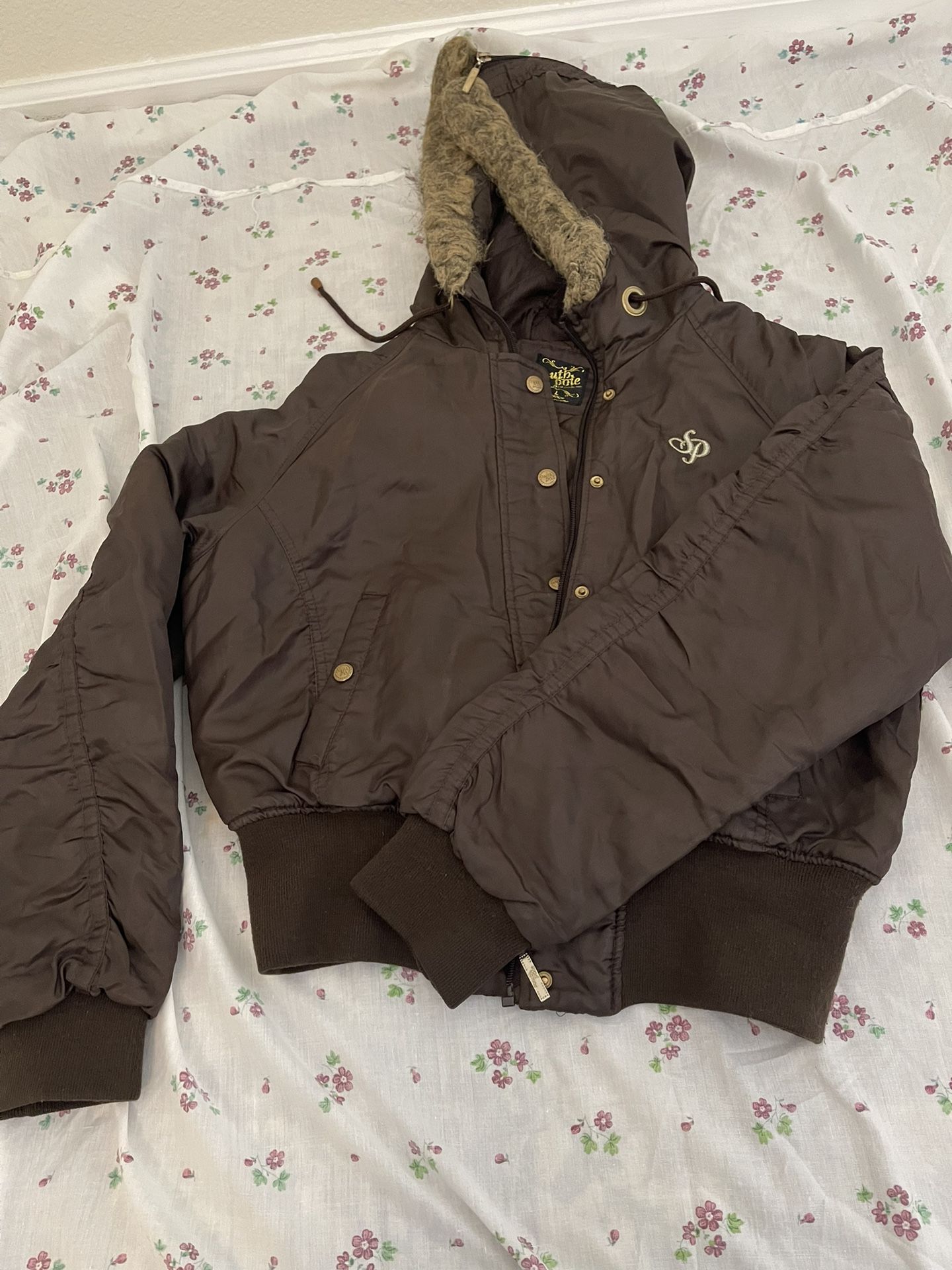 Winter Jackets: Red,pink and Brown.