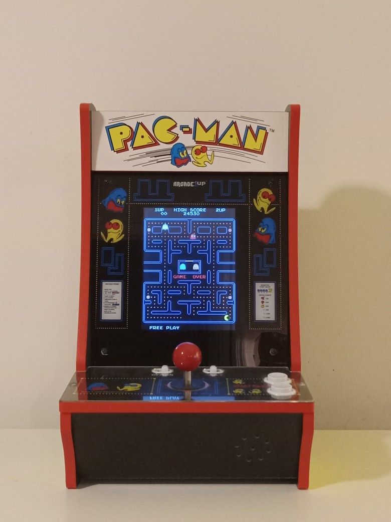 *RARE* Arcade 1Up Pacman Arcade Countercade. Tabletop Design. In Great Condition. Hard To Find.