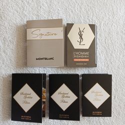 5 NEW YSL Homme Montblac Signature Sunkissed Goddess by Kilian Fragrance Parfum Perfume
