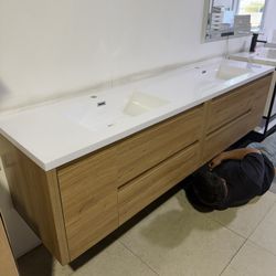 Bathroom Vanity 84in