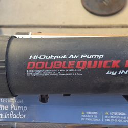 Opened Box High Output Hand Pump 14" Black