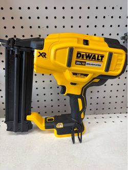 Dewalt new 18ga Brad nailer XR brushless