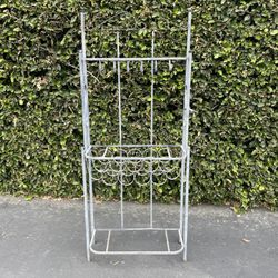 Bakers Rack Wine Rack plant Rack Stand Holder Home Decor   Elevate your home decor with this versatile bakers rack, wine rack, and plant stand all in 