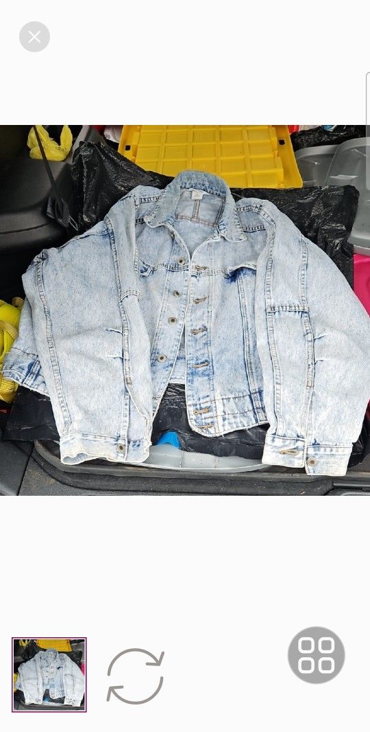 Men's Denim Jacket - Size XL - Waist Coat
