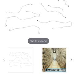 1998-02 Ford Crown Victoria Lincoln Town Car Mercury Grand Marquis Four-Wheel Disc w/ABS Complete Brake Line Kit 12pc, Stainless