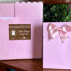 12 PINK CANDY wedding bridal baby birthday Quinceanera FAVOR GIFT BOXES