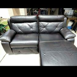 Recliner And Chase Brown Leather 