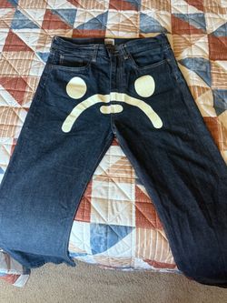 Bape Milo Sad Face Jeans Size S