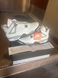 Air Jordan 4 Cement Sz 12